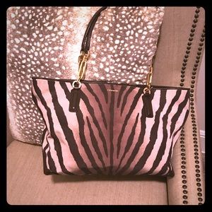 Coach animal print Handbag